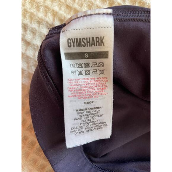 Gymshark Whitney Simmons Colab Twist Front Racerback Deep Purple Sports Bra Sm - Picture 5 of 8